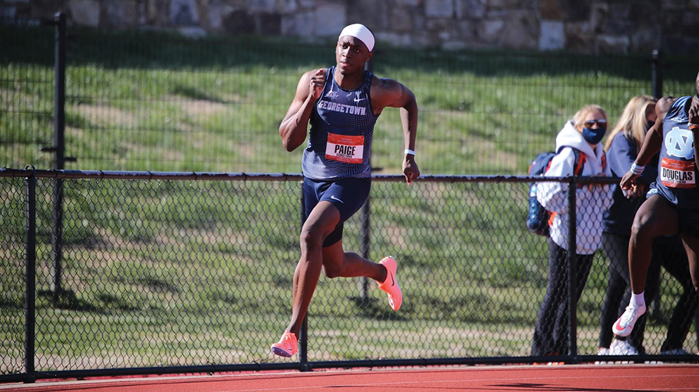 TRACK & FIELD | Georgetown Snags 8 Top-10 Finishes at George Mason Invitational