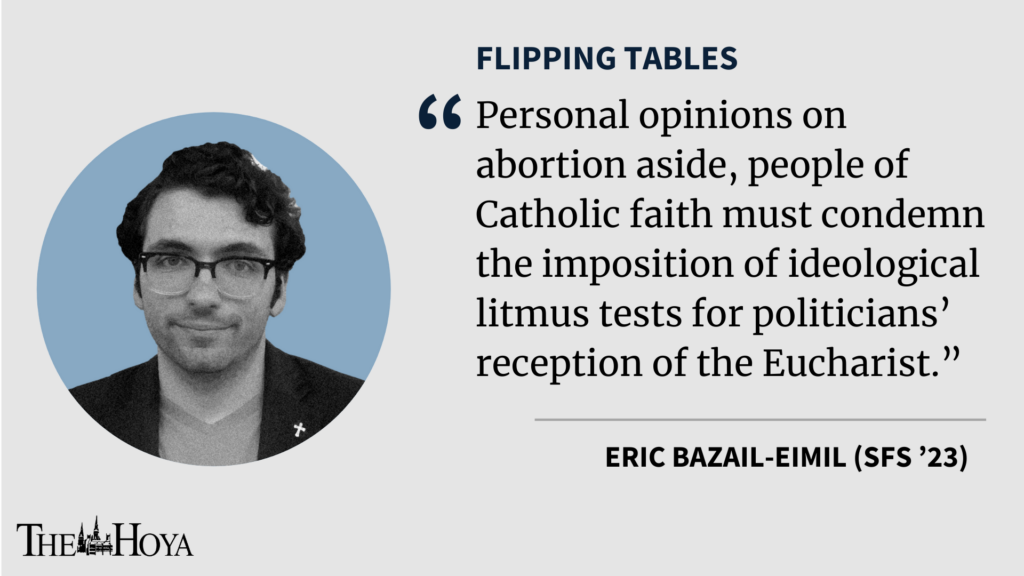 BAZAIL-EIMIL:  Resist Ideological Litmus Tests in Catholicism