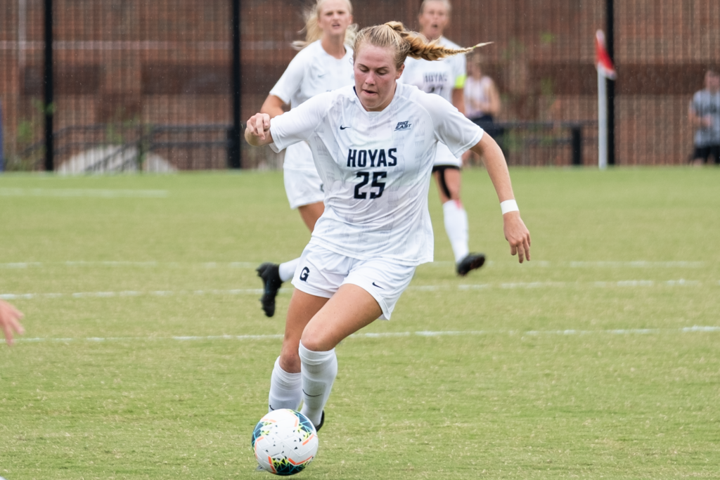 WOMEN%E2%80%99S+SOCCER+%7C+Undefeated+Hoyas+Take+Down+No.+21+Xavier+in+Overtime+Win