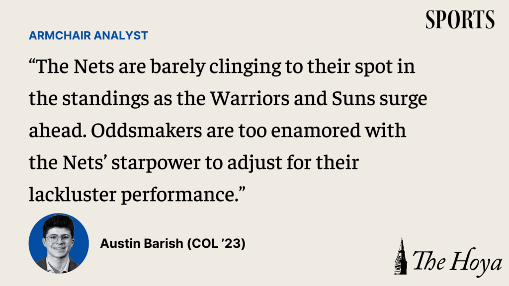 BARISH | Oddsmakers are Too High on the Nets