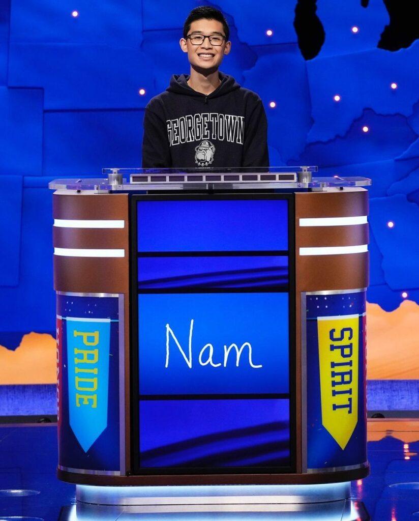 Nam Vu Represents Georgetown on Jeopardy