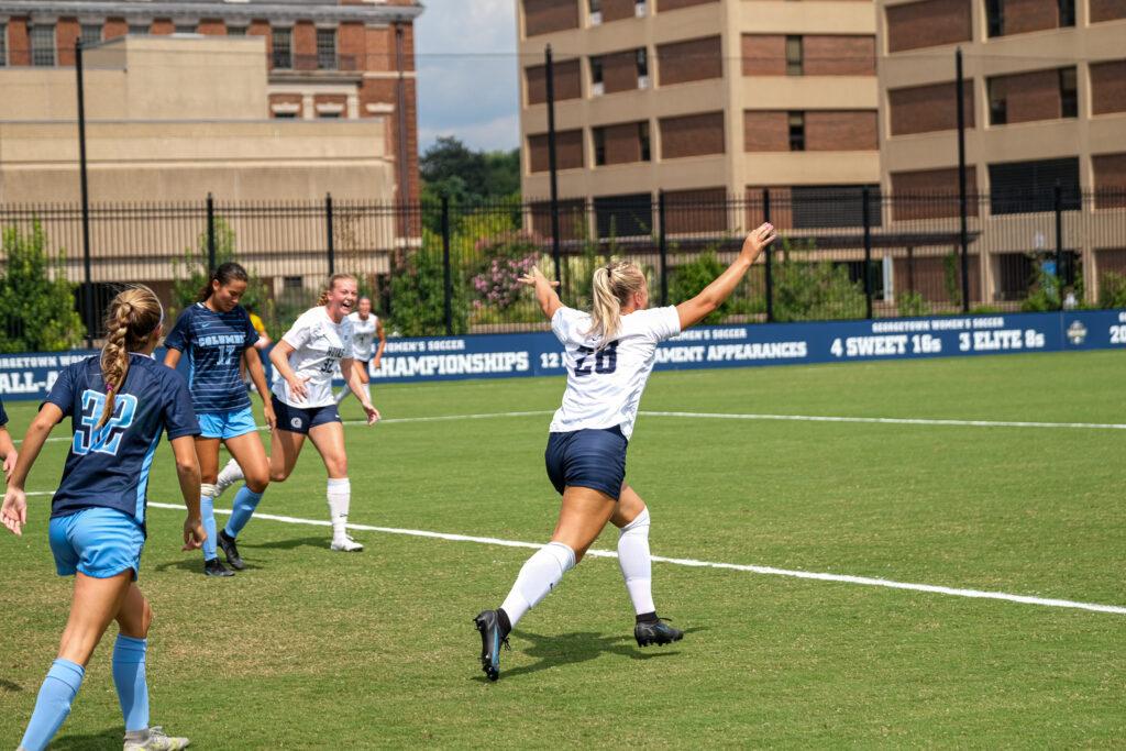 WOMEN’S SOCCER | Hoyas End Winning Drought With 2-0 Win Over Columbia