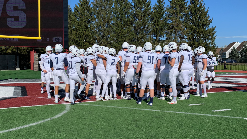 FOOTBALL | Georgetown Falls 34-24 in Back and Forth Battle vs. Colgate