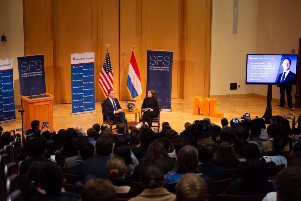 Netherlands+Prime+Minister+Discusses+Foreign+Policy%2C+War+in+Ukraine