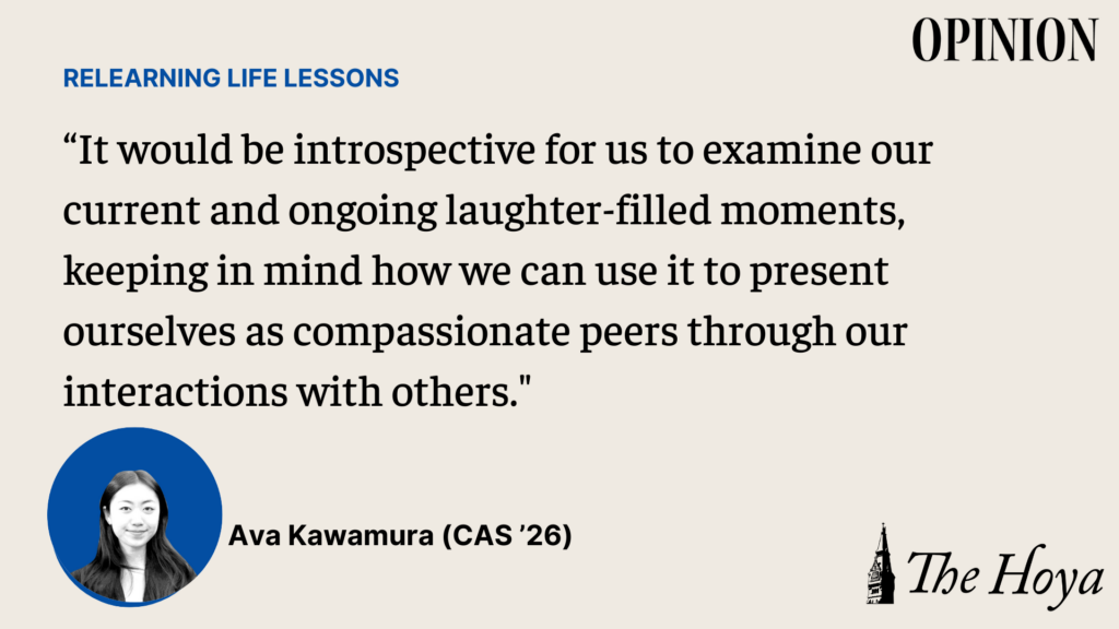 KAWAMURA: Rethink Laughter as the Best Medicine