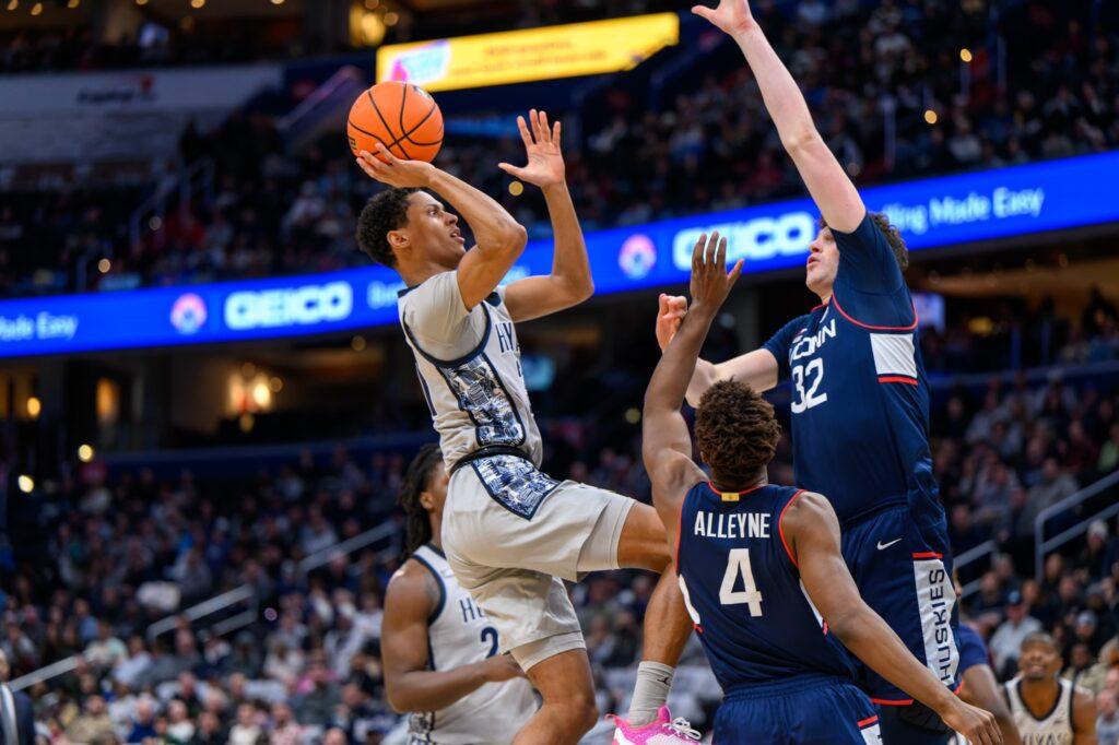 MENS BASKETBALL | Georgetown Falls Short Again in the Clutch to UConn
