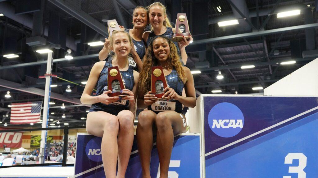 TRACK AND FIELD | Women’s DMR Team Shines With 5th Place Finish at Indoor NCAA Championships