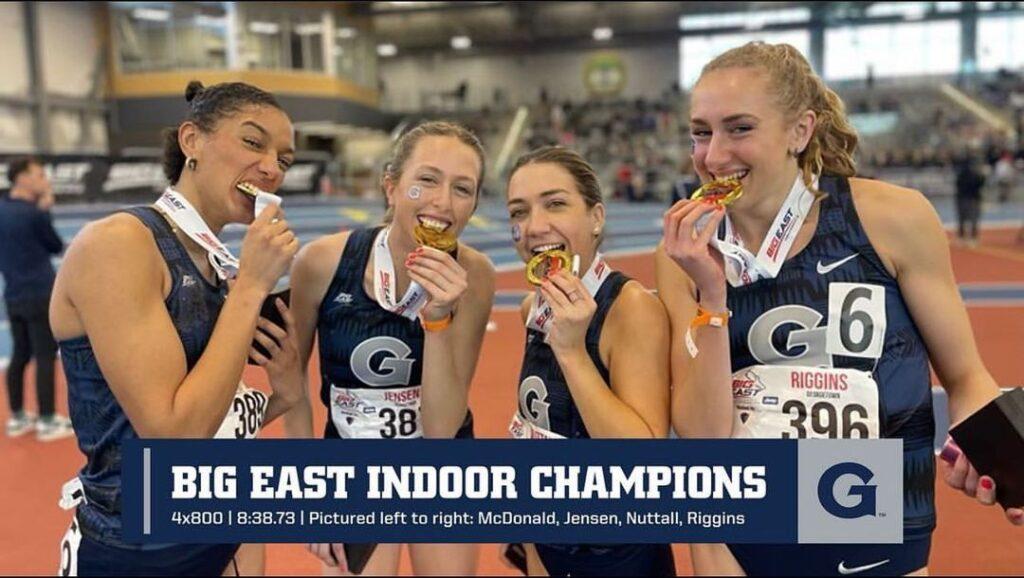TRACK AND FIELD | Riggins, Paige Headline Hoyas’ Success at Big East Indoor Championships