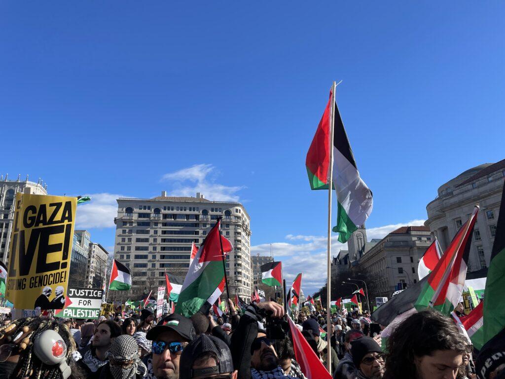 Members of Georgetown Community Attend National March for Gaza