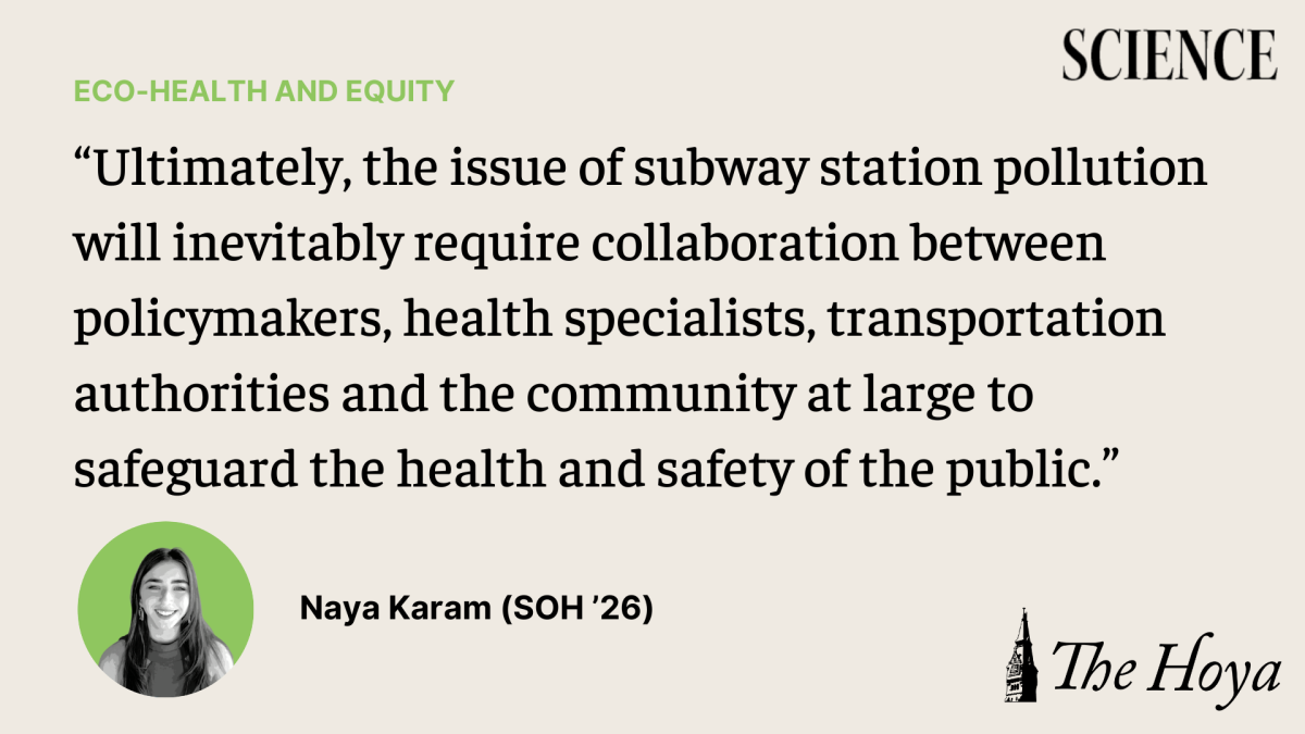 ECO-HEALTH AND EQUITY | D.C. Metro Stations: Pollution Hubs or Paths to a Sustainable Future?