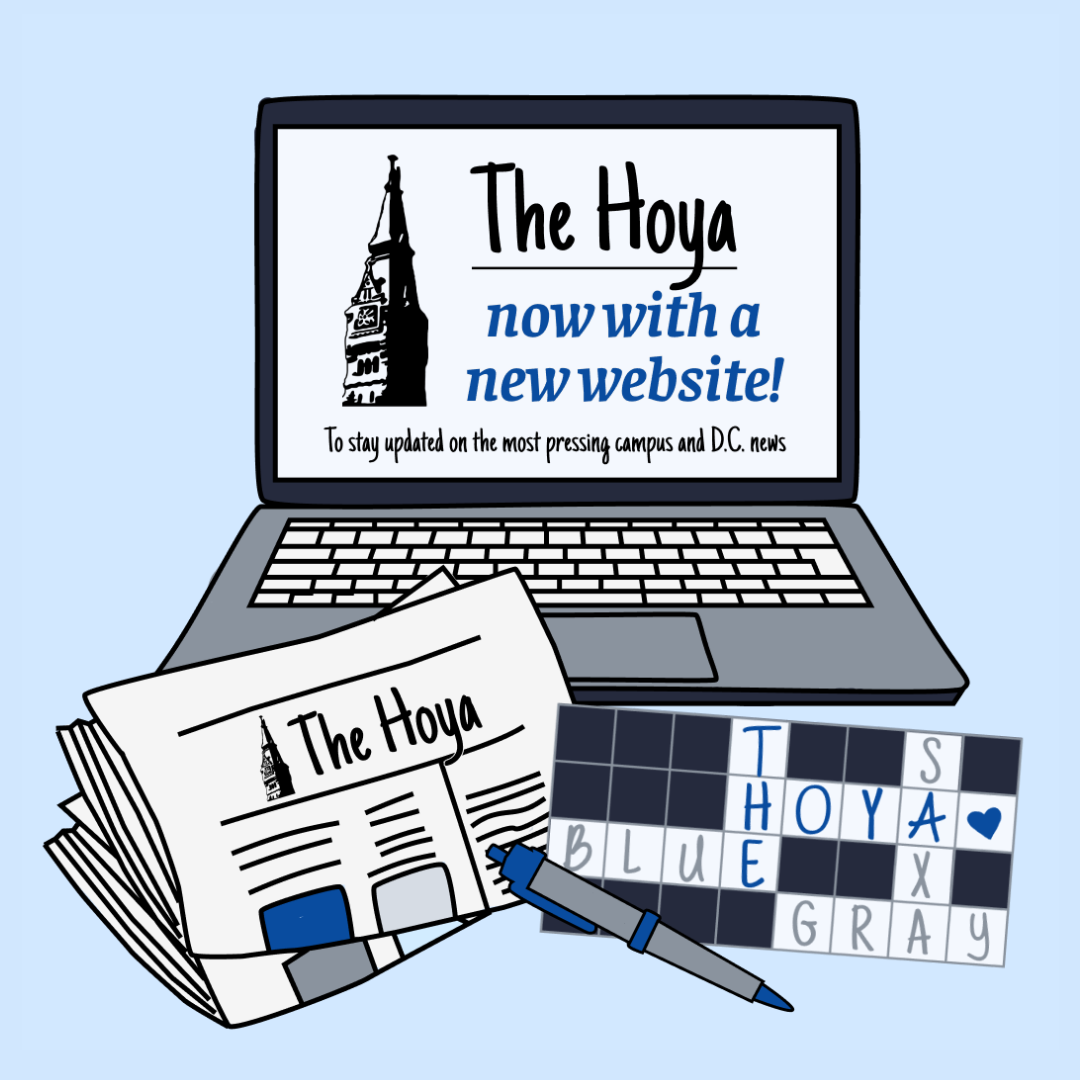 Aspen Nguyen/The Hoya | The Hoya’s new website includes easy access to each section’s content and interactive features like crossword puzzles.