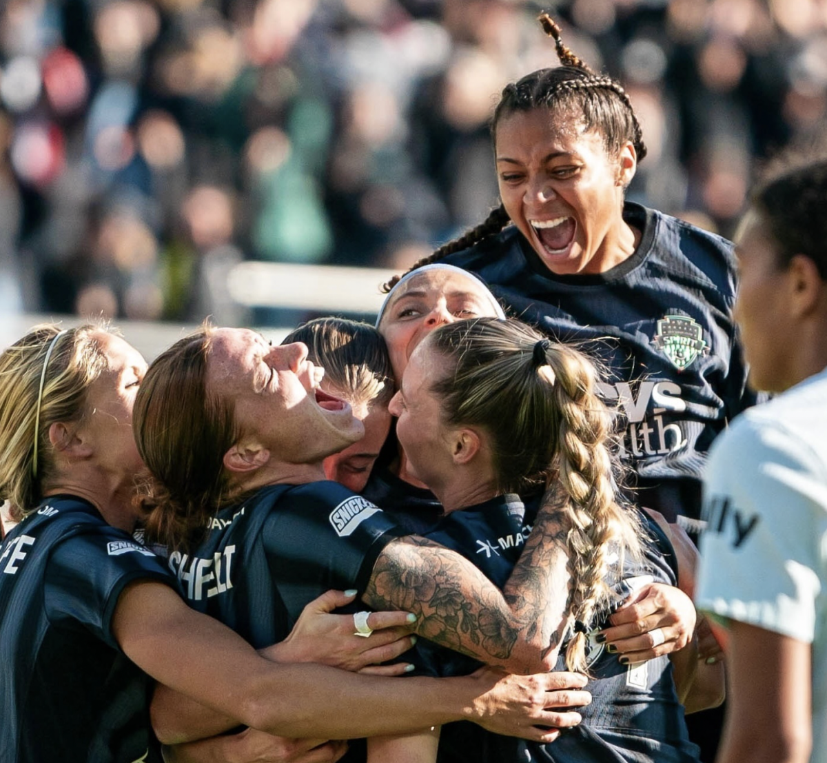 The Washington Spirit clinched a spot in the 2024 NWSL Finals with a 1(3)-1(0) win against NJ/NY Gotham FC on Saturday, Nov. 16 at Audi Field. (@washingtonspirit/Instagram)