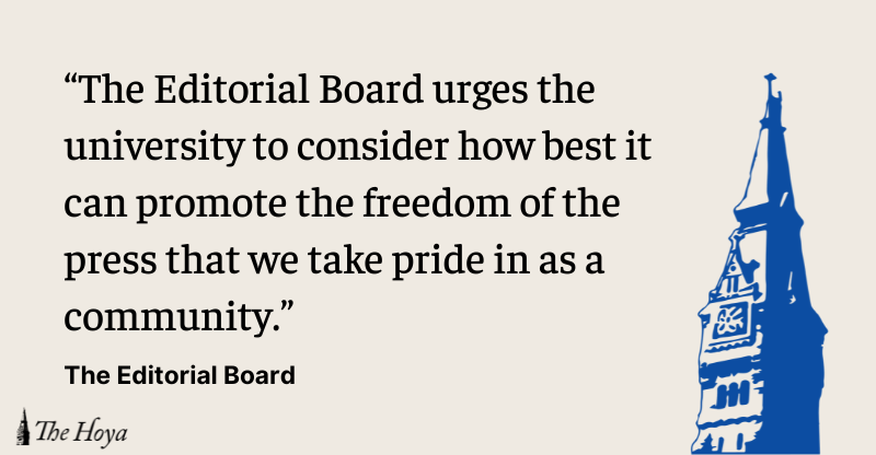 EDITORIAL: Guarantee GUSA-Free Funding for Campus Media