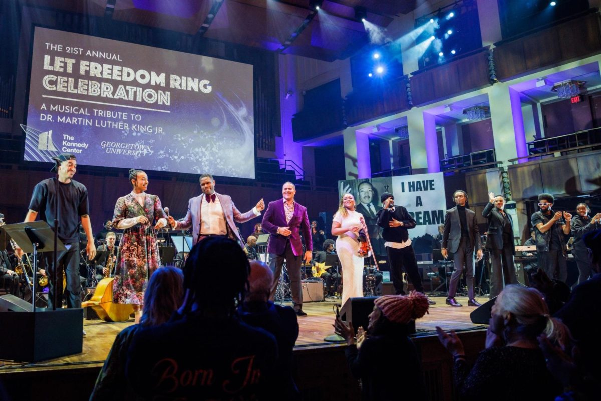 Courtesy of Georgetown University | Georgetown University honored a Washington, D.C. advocate for incarcerated individuals at its annual Martin Luther King Jr. Day celebration on Jan. 19.