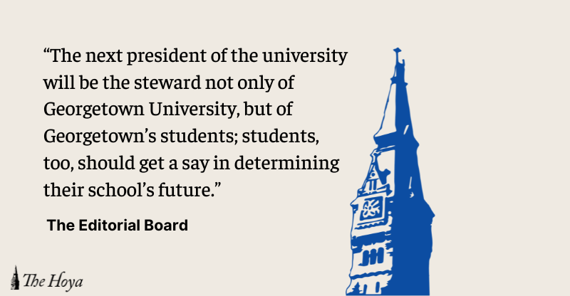 EDITORIAL: Include Students in Presidential Search