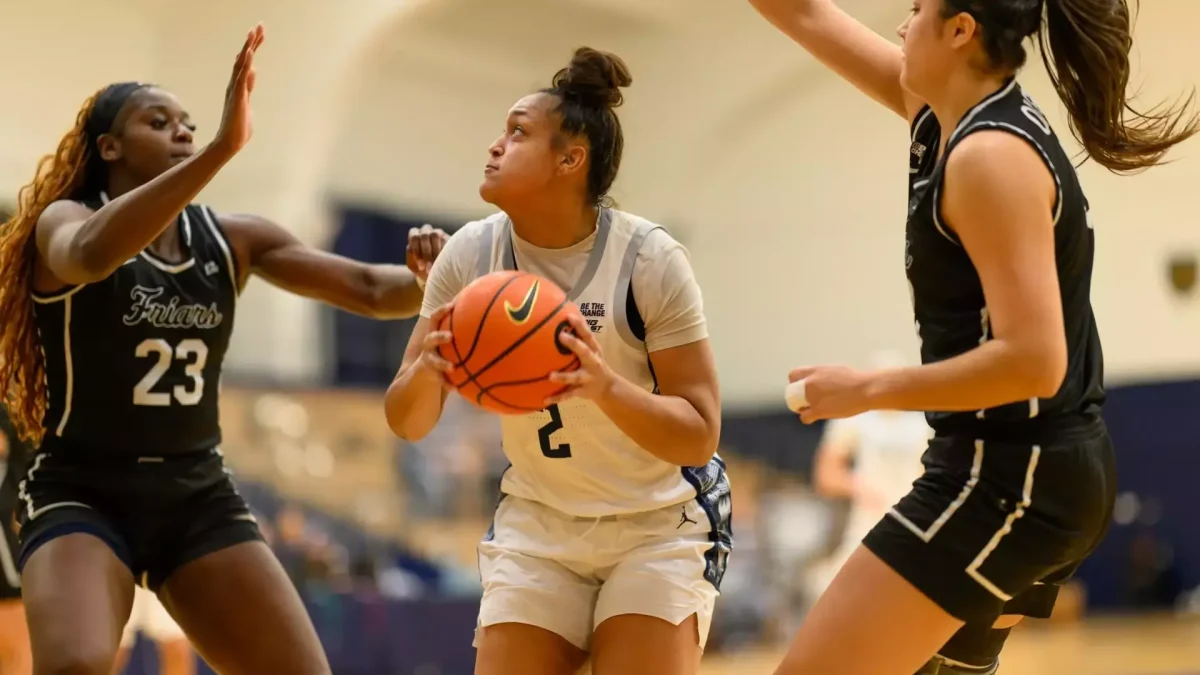 GUHoyas / Rafael Susanes | The Georgetown University women’s basketball team lost to the Providence College Friars 66-62 March 1, prolonging their losing streak to seven consecutive games.