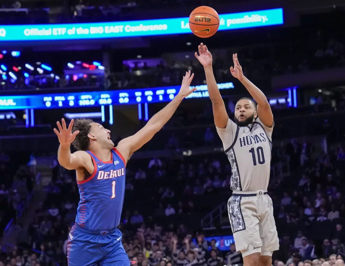 Junior guard Jayden Epps will likely star in the Hoyas' first round matchup in the inagural College Basketball Crown. (GUHoyas)