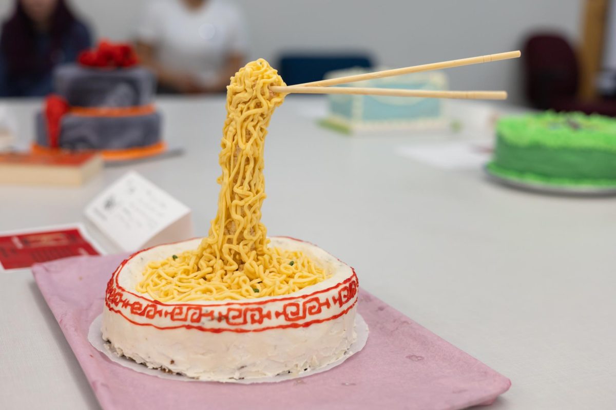 Courtesy of The Georgetown Library / Students, faculty and staff created edible art pieces inspired by literature for the fourth annual Edible Books Festival, hosted by the Georgetown Library April 7. 