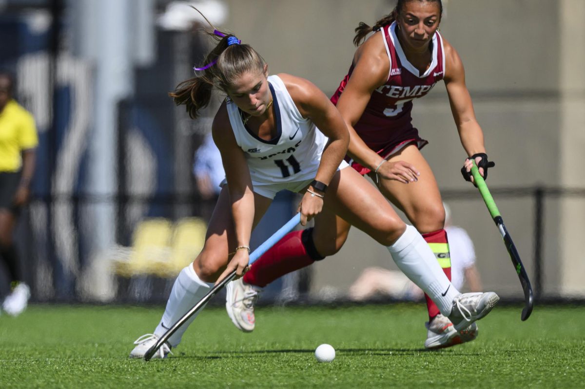 Georgetown field hockey fell to Temple 2-1 in the Big East opener Sept. 19. This was the team's first game on campus since 2022.