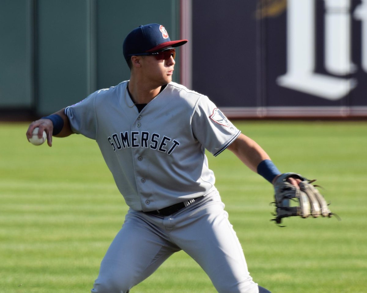 New York Yankees shortstop Anthony Volpe has committed the second most errors in MLB this season. (Jeffrey Hyde/Flickr)