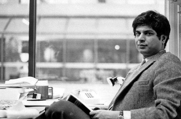 COURTESY AMIT SHAH 
Economics professor Adhip Chaudhuri in his Intercultural Center office in the early 1980s. Chaudhuri, who taught at Georgetown for 34 years, died at 62 after a three-year battle with cancer Jan. 13.