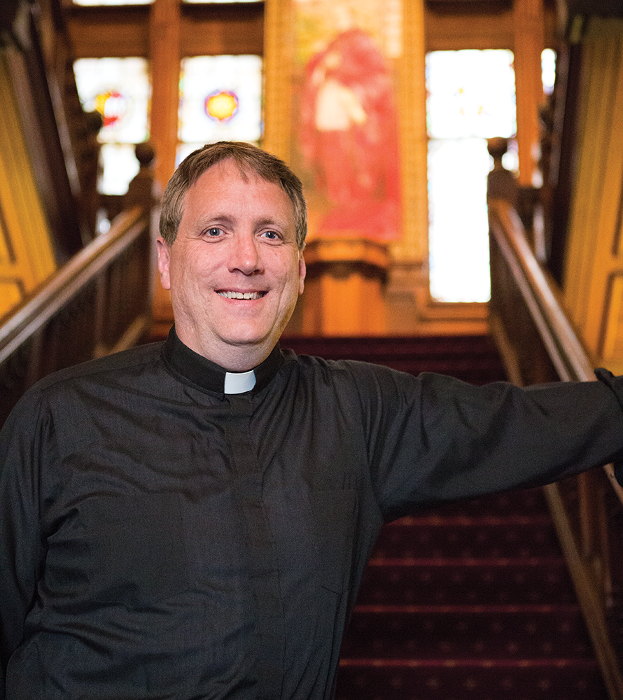 ALEXANDER BROWN/THE HOYA
Fr. Patrick Rogers, S.J., the director of Catholic chaplaincy, will leave Georgetown in June to enter the Jesuit tertianship program.