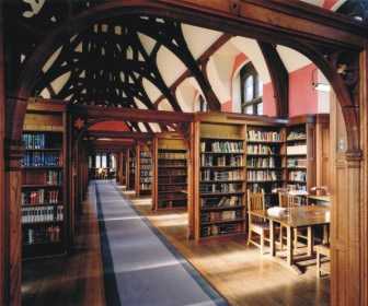 The library at Pembroke College, Cambridge University