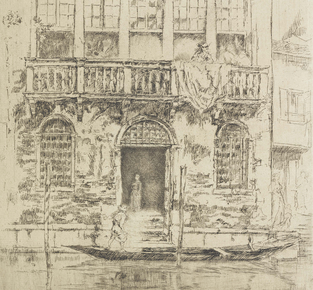 COURTESY FREER SACKLER
19th century Venice is brought to life in the artistic works of James McNeill Whistler. Applying a complex variety of patterns and strokes, his original prints reveal a city of days gone by whose haunting beauty is found in the everyday activities of its citizens. 
