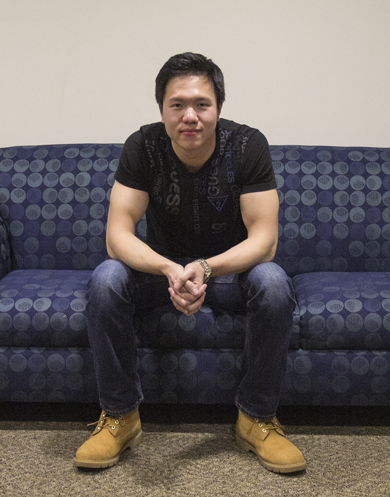 MICHELLE XU/THE HOYA
Yatpang Cheung (MSB ’17) spent over 200 hours coding his new app “Blurtalk.”