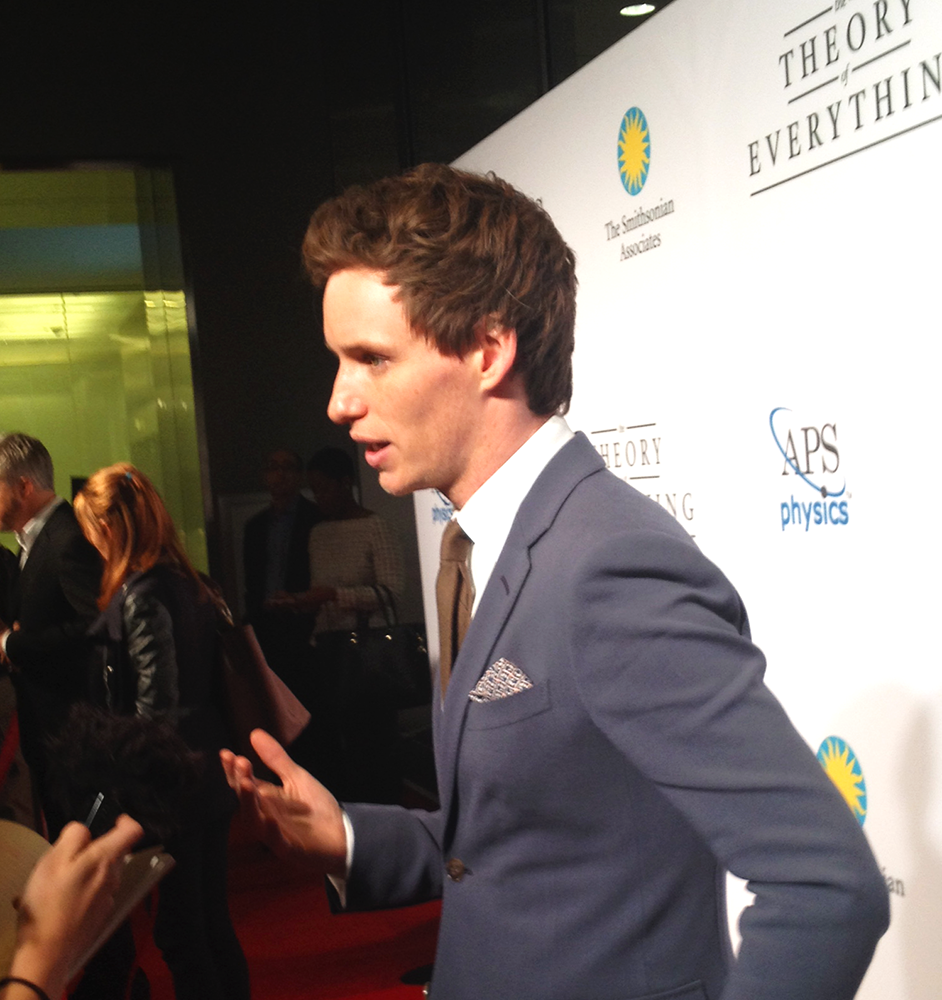 JESS KELHAM HOHLER/THE HOYA
Eddie Redmayne talked about his experience working on The Theory of Everything at the films D.C. premiere Friday.