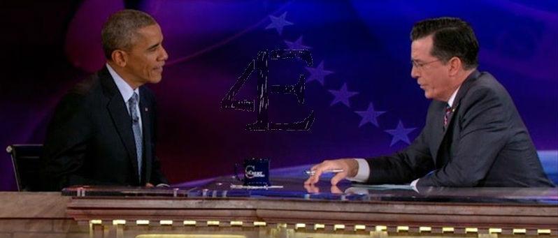 Obama Takes Over The Colbert Report