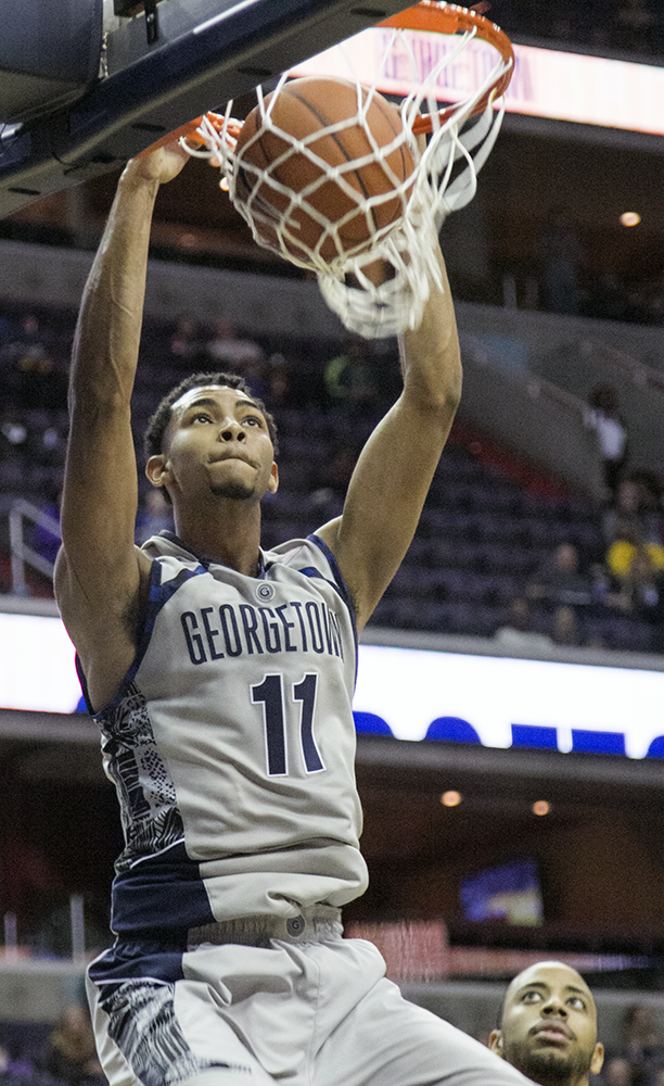 FILE PHOTO: JULIA HENNRIKUS/THE HOYA
Freshman forward Isaac Copeland will look to repeat his 16-point 
performance from the Battle 4 Atlantis when GU faces Butler on Saturday.