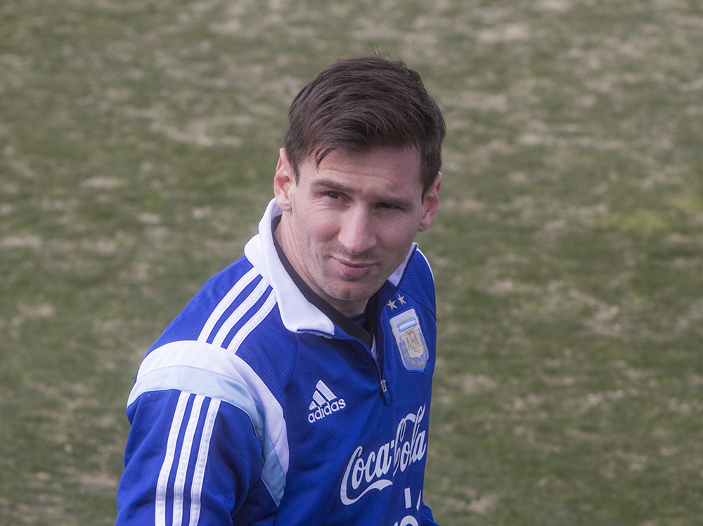FILE PHOTO: CLAIRE SOISSON/THE HOYA
Argentina captain and FC Barcelona star forward Lionel Messi drew supporters of all ages to Georgetown last week, where the Argentinian national team prepared for a friendly.