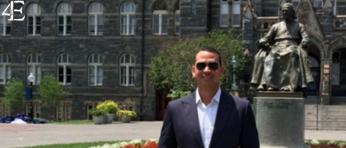 A-Rod Visits Georgetown 