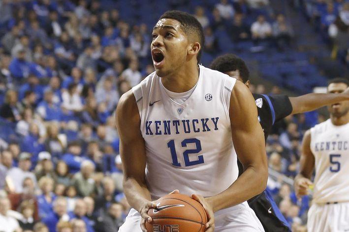COURTESY MARK ZEROF- USA TODAY SPORTS
Karl-Anthony Towns is expected to be selected with the first overall pick in the NBA Draft. 