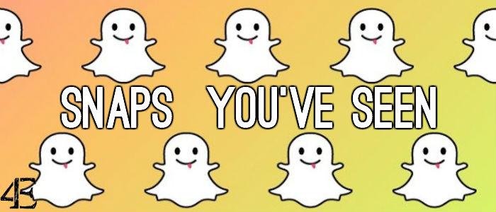 The Seven Standard Snapchats