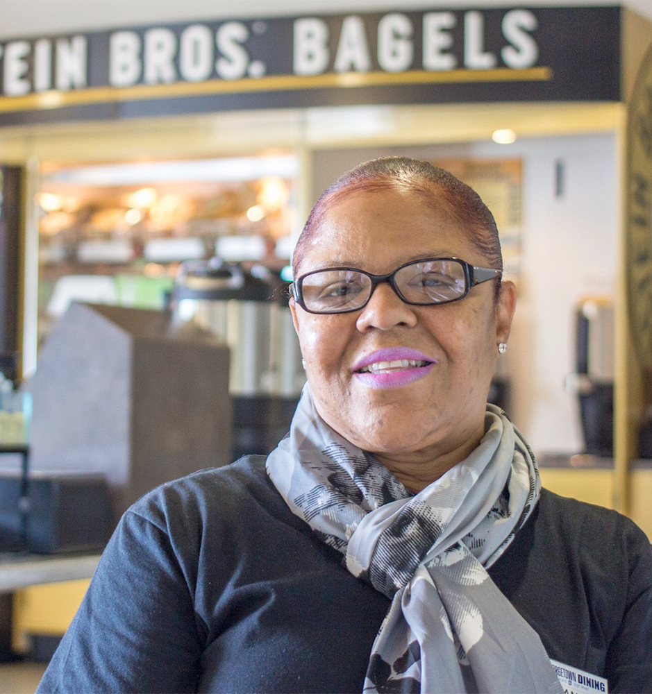 UNSUNG HEROES
The Facebook page Unsung Heroes, which seeks to increase recognition for Georgetown’s workers, has featured 11 posts, including food and service worker at Einstein Bagels Co. Frankie Carper.