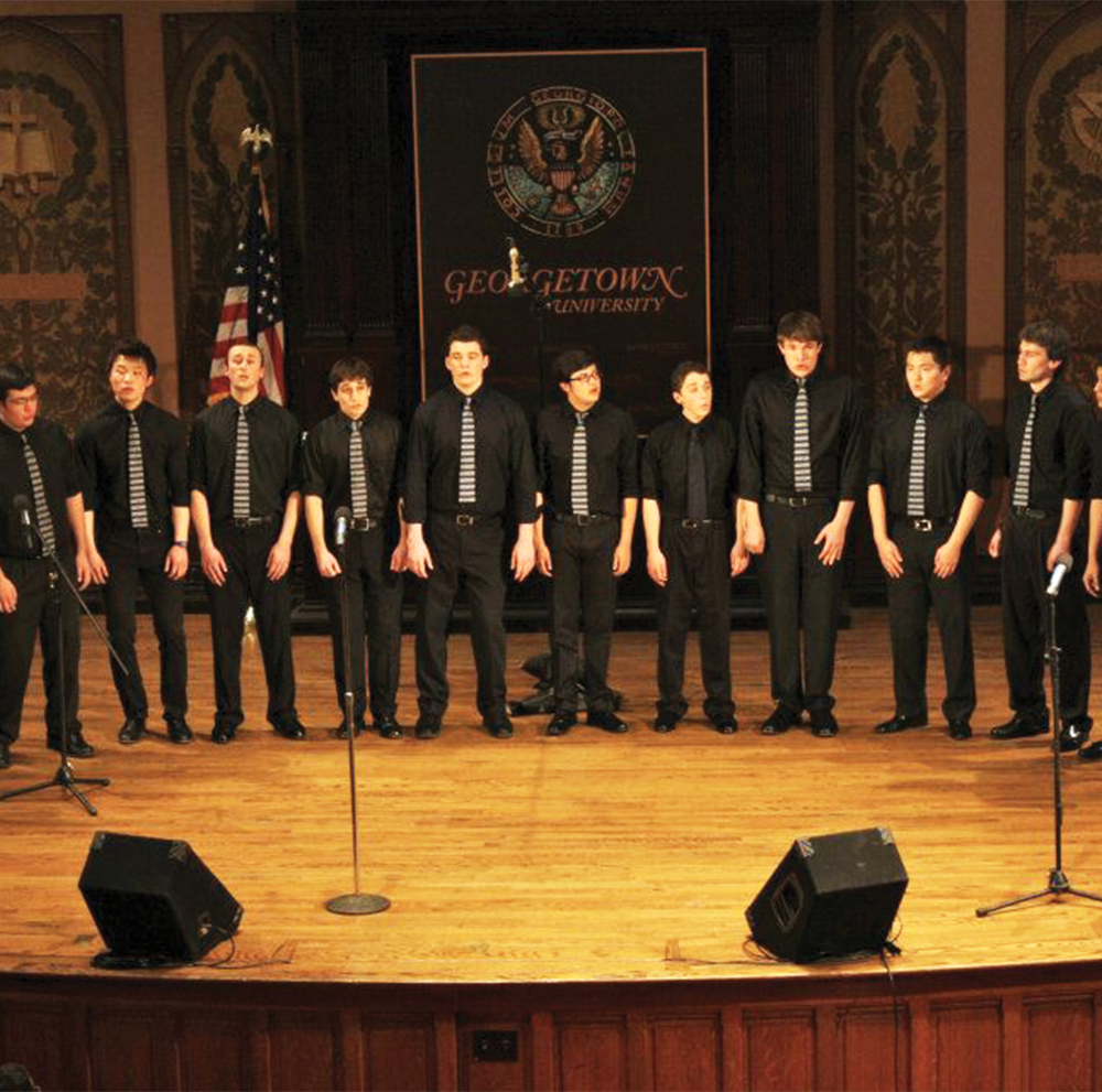THE GEORGETOWN CHIMES
The Georgetown Chimes is hosting two more showings of its annual a cappella festival, the Cherry Tree Massacre, on Feb. 11 and Feb. 25 in Gaston Hall.