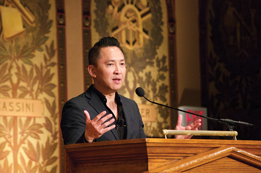 SPENCER COOK FOR THE HOYA
Pulitzer Prize-winning author Viet Thanh Nguyen defended immigration as a part of a cosmopolitan view of world affairs in an event co-sponsored by The Hoya.
