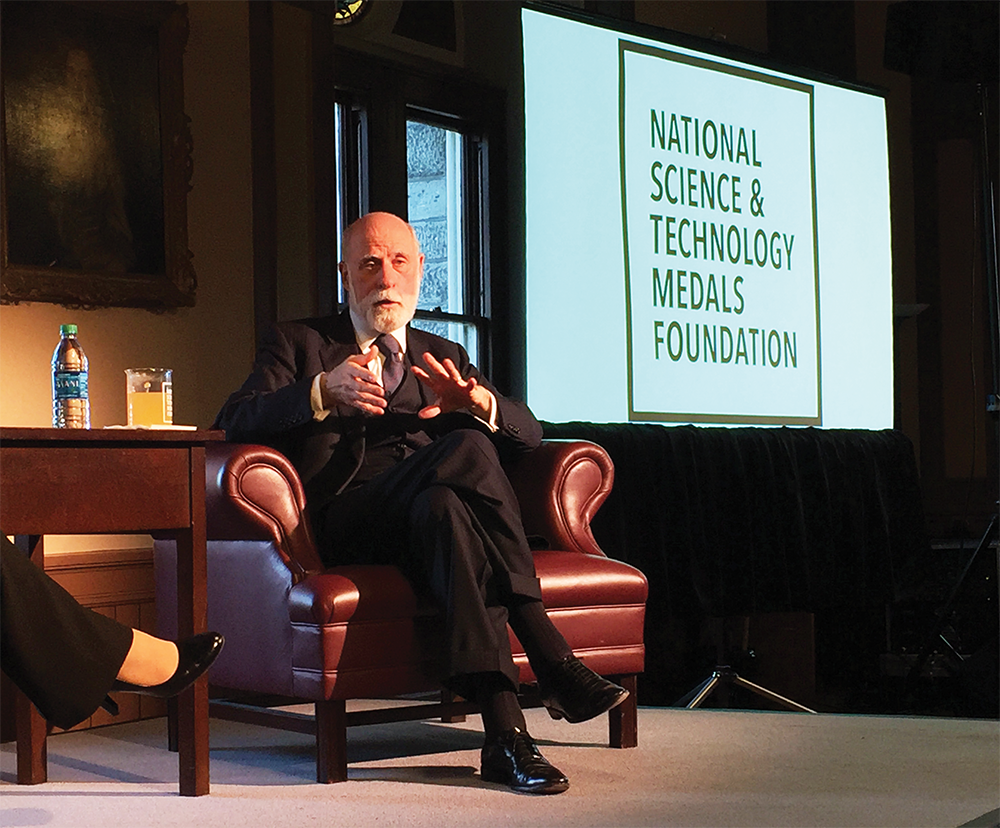 TAIT RYSSDAL/THE HOYA
Co-inventor of the internet, Vinton Cerf talked about the importance of always being curious and maintaining a motivation to constantly innovate as of the main driver’s behind his current life’s work. 