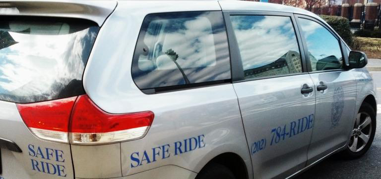 GUPD
The Georgetown University Student Association’s Safety and Sexual Assault policy team is re-examining ways to improve the SafeRides late-night security escort service for students. 

