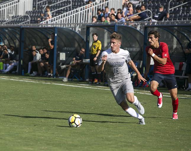 MENS SOCCER | Early Goals Lift GU Over Marquette
