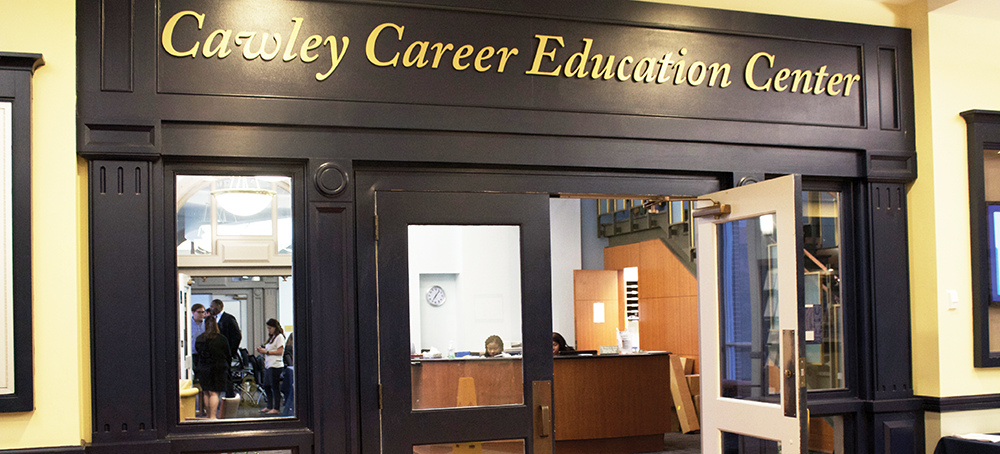 ANNA KOVACEVICH/THE HOYA Cawley Career Center has drawn criticism from students, despite its recent efforts to improve.