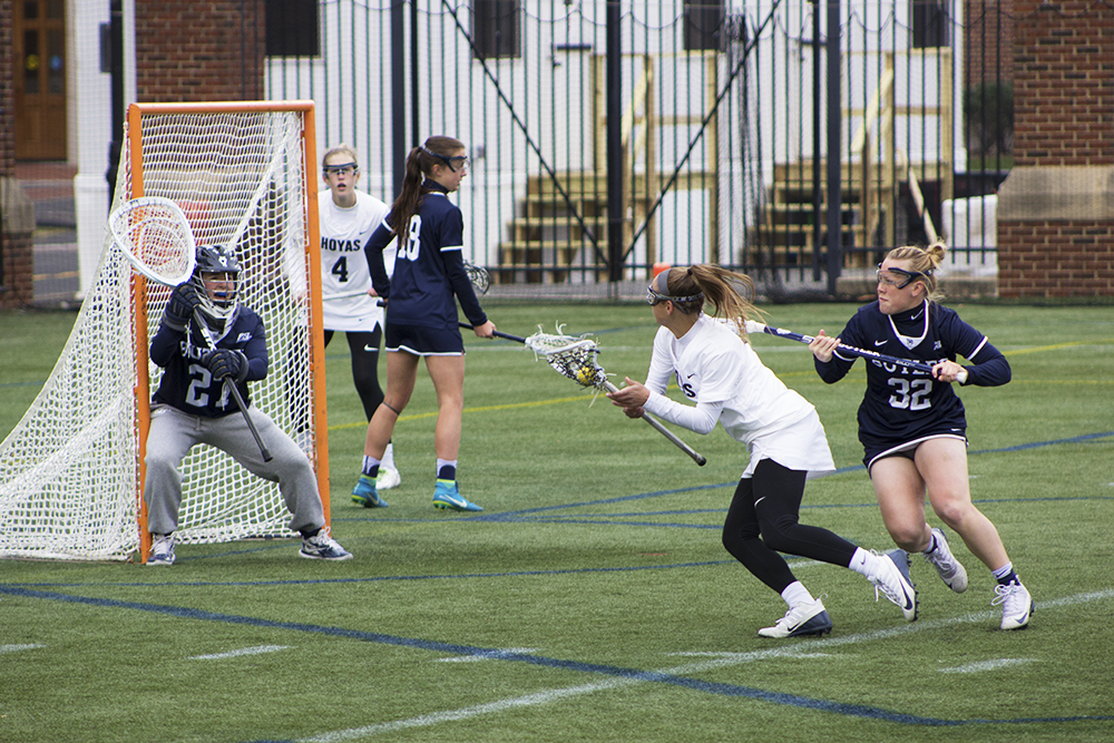 WOMENS LACROSSE | Hoyas Top Bulldogs at Home for 4th Big East Win