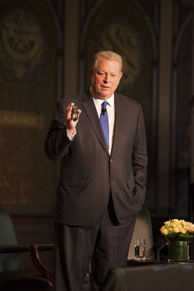 Former Vice President Al Gore Expresses Optimism for Reversing Climate Change