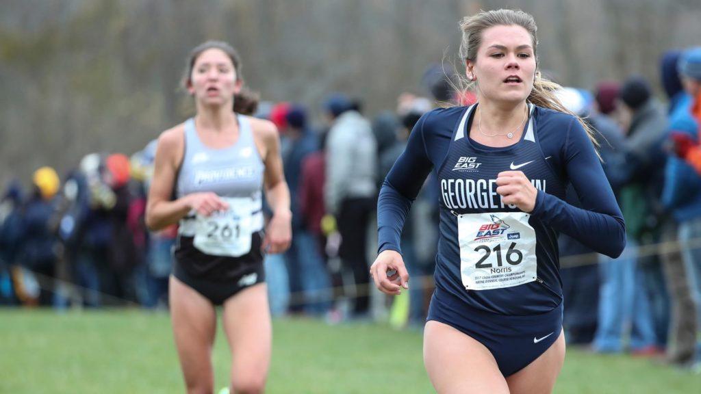 Graduate Student Josette Norris finished ninth at the Big East Cross Country Championships last season.
