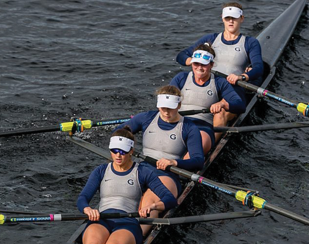 Junior Grace Donabedian and the Hoyas raced to a 14th place finish in the womens fours.
GU WRA