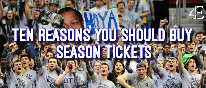 10 Reasons You Should Buy Basketball Season Tickets