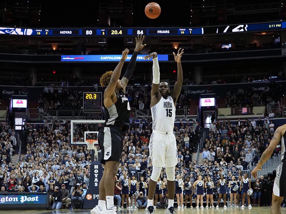 MENS BASKETBALL | Georgetown Falls Late to Marquette