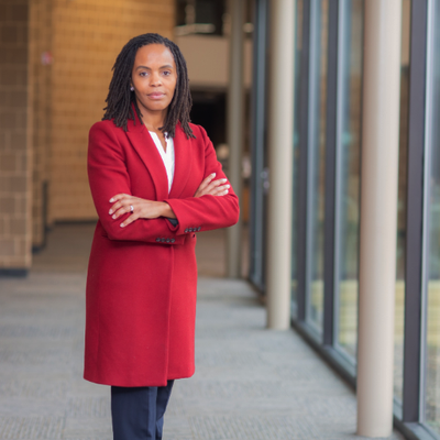 @APLERHOPLES/TWITTER | Alicia Plerhoples, Georgetown University Law Center professor, is highlighting economic hurdles faced by disadvantaged communities in her campaign for chairman of the Fairfax County School Board.